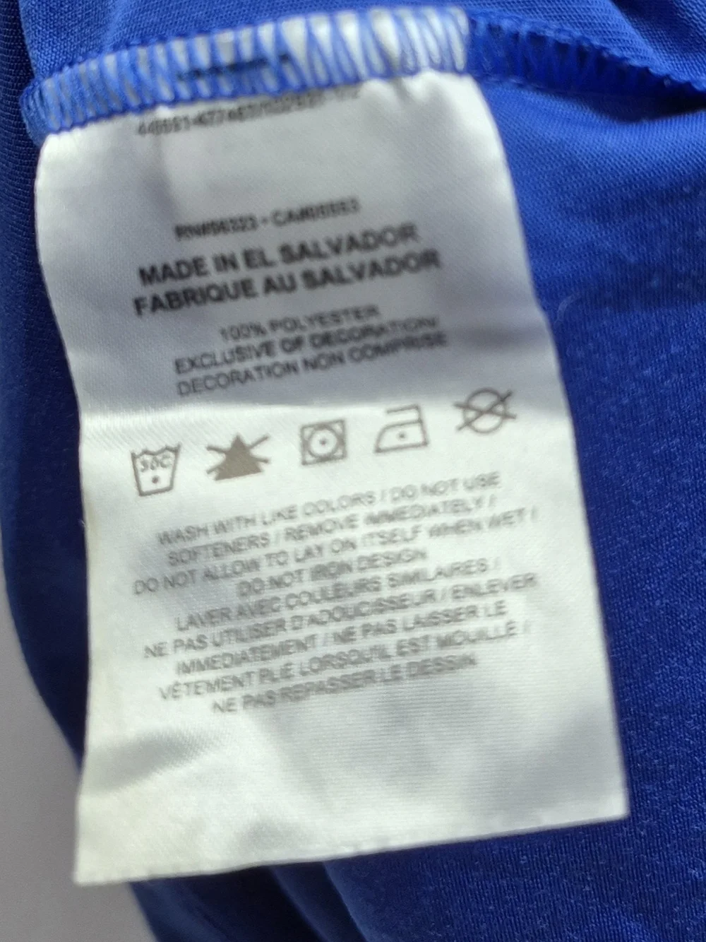 Nike Men’s Dri-FIT Crew Neck Shirt - Royal Blue